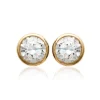 Maison de la Bijouterie Boucles oreilles solitaire plaqué or 5mm Y5ZZ5Z05 | Femme Boucles D'Oreilles
