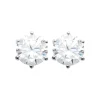 Maison de la Bijouterie Boucles oreilles solitaires argent Z0YZ536UZ | Femme Boucles D'Oreilles