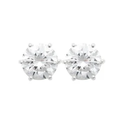 Maison de la Bijouterie Boucles oreilles solitaires argent Z0YZ536VZ | Femme Boucles D'Oreilles