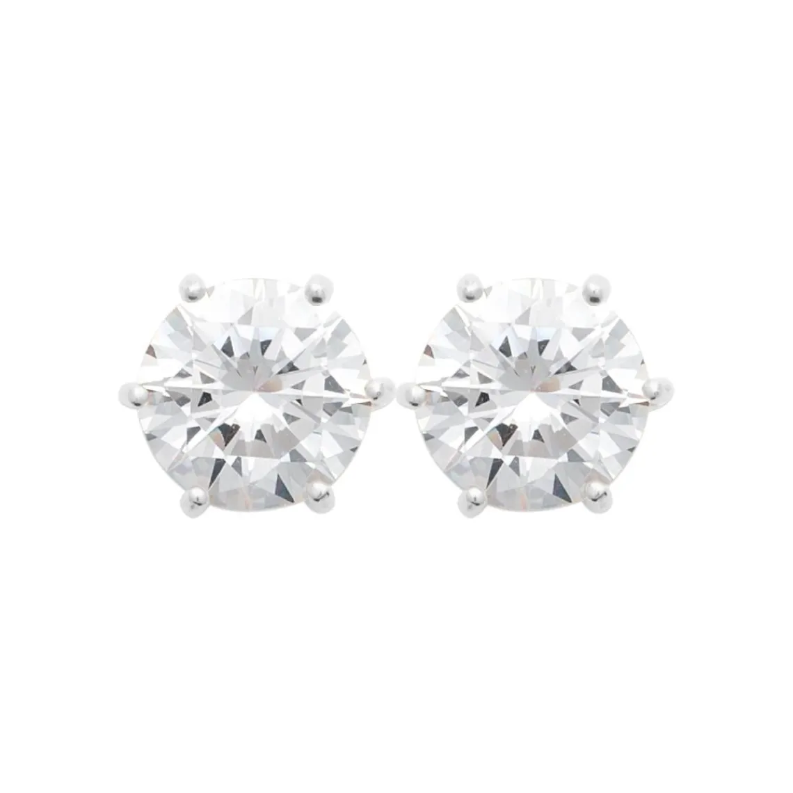 Maison de la Bijouterie Boucles oreilles solitaires argent Z0YZ536VZ | Femme Boucles D'Oreilles