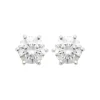 Maison de la Bijouterie Boucles oreilles solitaires argent Z0YZ536WZ | Femme Boucles D'Oreilles