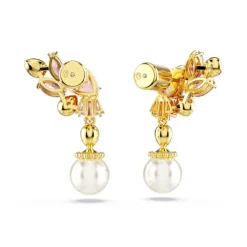 Swarovski Bijoux Boucles oreilles Swarovski Gema Drop Pearl - 5688486 rose,doré | Femme Boucles D'Oreilles