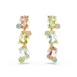 Swarovski Bijoux Boucles oreilles Swarovski Gema - 5714815 Plaqué or Multicolore | Femme Boucles D'Oreilles