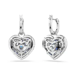 Swarovski Bijoux Boucles oreilles Swarovski Hyperbola Heart - 5680392 bleu,argent | Femme Boucles D'Oreilles