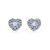 Swarovski Bijoux Boucles oreilles Swarovski Hyperbola Studs - 5683576 bleu,argent | Femme Boucles D'Oreilles