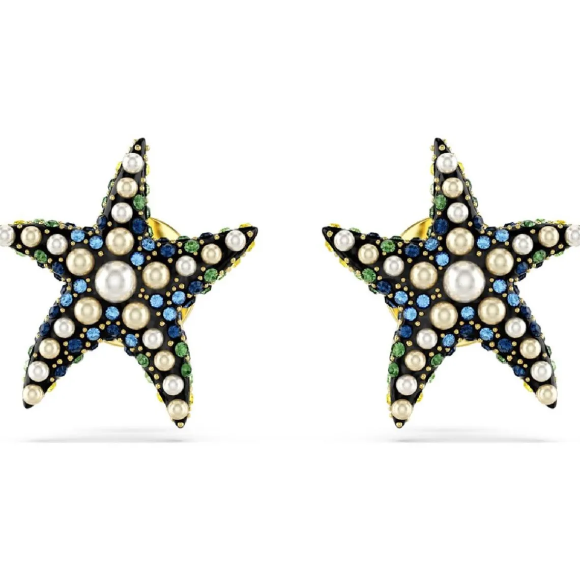 Swarovski Bijoux Boucles oreilles Swarovski Idyllia F Starfish - 5684162 multicolore,doré | Femme Boucles D'Oreilles