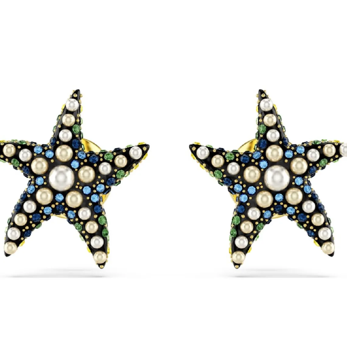 Swarovski Bijoux Boucles oreilles Swarovski Idyllia F Starfish - 5684162 multicolore,doré | Femme Boucles D'Oreilles