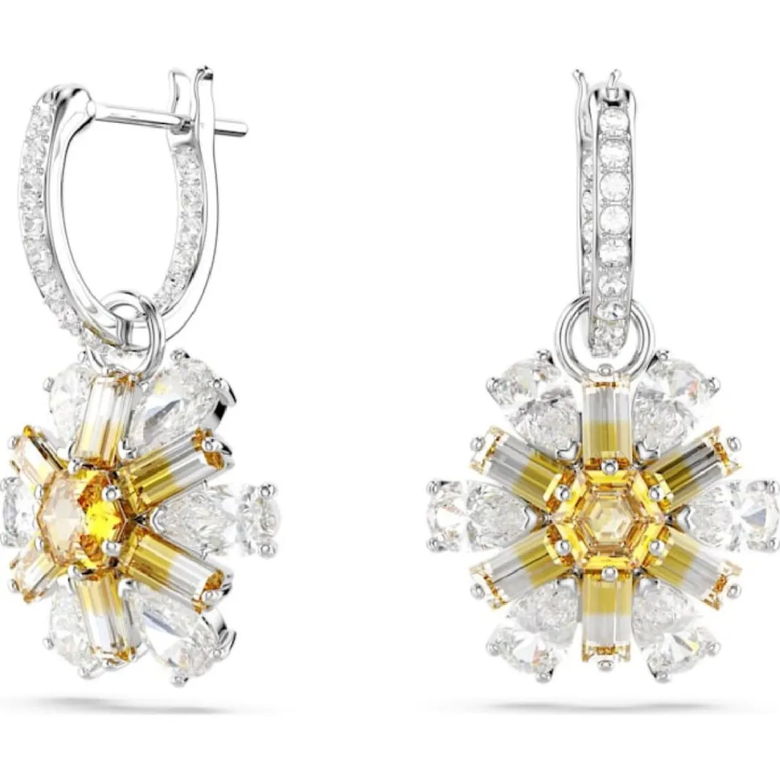 Swarovski Bijoux Boucles oreilles Swarovski Idyllia E - 5683243 jaune,argent | Femme Boucles D'Oreilles