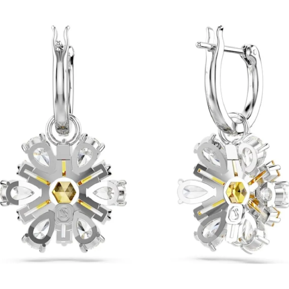 Swarovski Bijoux Boucles oreilles Swarovski Idyllia E - 5683243 jaune,argent | Femme Boucles D'Oreilles