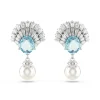 Swarovski Bijoux Boucles oreilles Swarovski Idyllia E Drop Pearl - 5680301 bleu,argent | Femme Boucles D'Oreilles