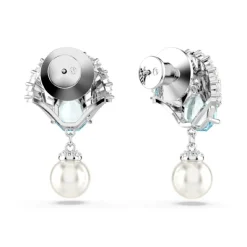 Swarovski Bijoux Boucles oreilles Swarovski Idyllia E Drop Pearl - 5680301 bleu,argent | Femme Boucles D'Oreilles
