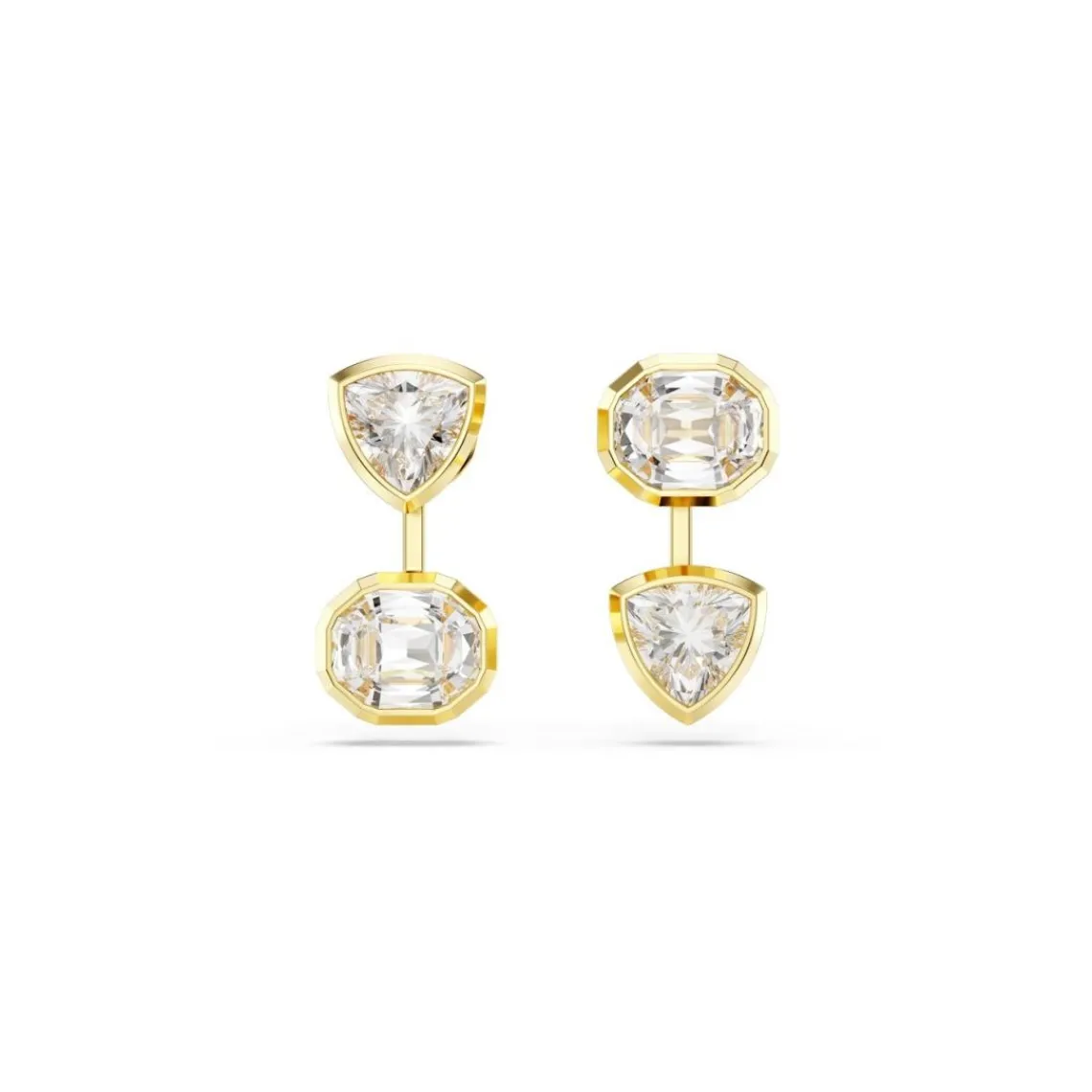 Swarovski Bijoux Boucles oreilles Swarovski Imber Organic - 5705461 Blanc Plaqué or | Femme Boucles D'Oreilles