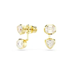 Swarovski Bijoux Boucles oreilles Swarovski Imber Organic - 5705461 Blanc Plaqué or | Femme Boucles D'Oreilles