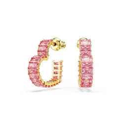Swarovski Bijoux Boucles oreilles Swarovski Matrix Heart - 5706340 Plaqué or Rose | Femme Boucles D'Oreilles