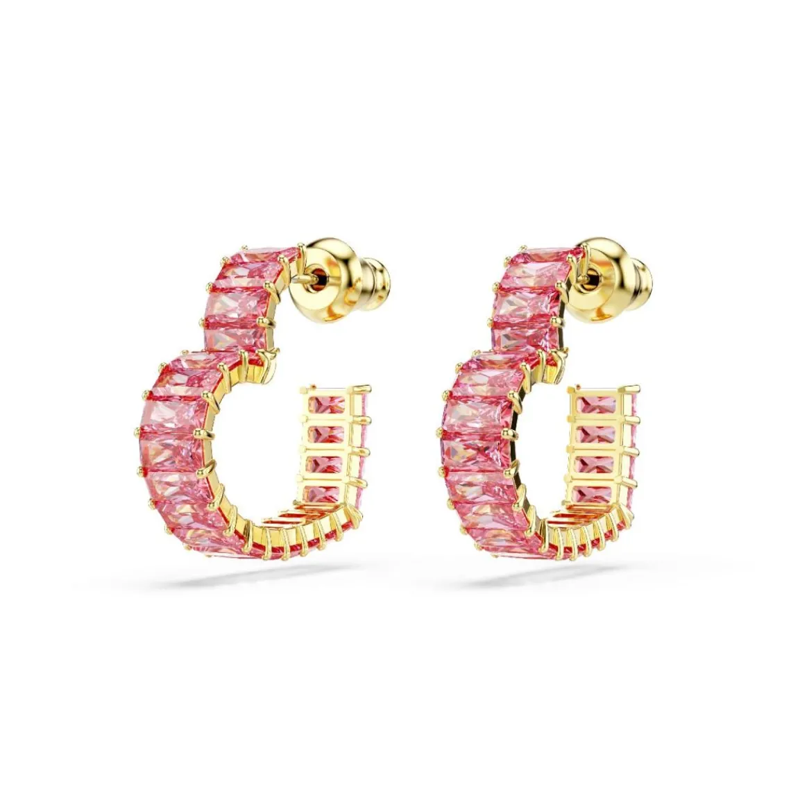 Swarovski Bijoux Boucles oreilles Swarovski Matrix Heart - 5706340 Plaqué or Rose | Femme Boucles D'Oreilles