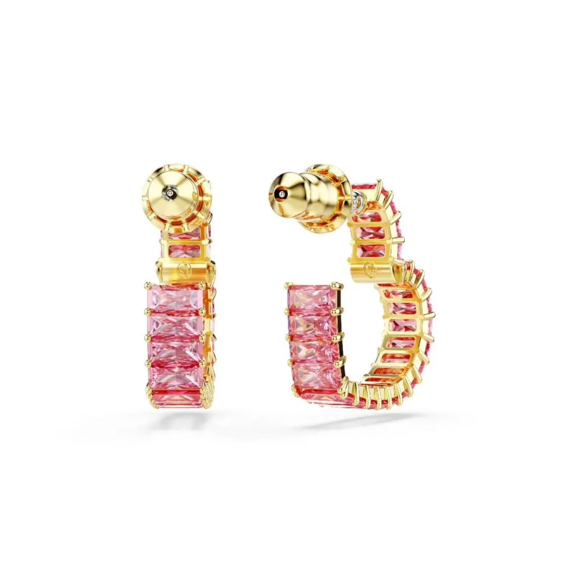Swarovski Bijoux Boucles oreilles Swarovski Matrix Heart - 5706340 Plaqué or Rose | Femme Boucles D'Oreilles