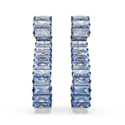 Swarovski Bijoux Boucles oreilles Swarovski Matrix Baguette - 5705780 Métal recouvert de ruthénium Bleu | Femme Boucles D'Oreilles