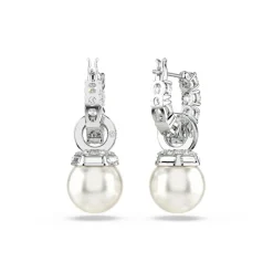 Swarovski Bijoux Boucles oreilles Swarovski Matrix Pearl - 5691716 Métal rhodié Argent | Femme Boucles D'Oreilles