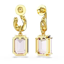 Swarovski Bijoux Boucles oreilles Swarovski Millenia 5694784 Plaqué or Violet | Femme Boucles D'Oreilles