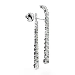 Swarovski Bijoux Boucles oreilles Swarovski Matrix Tennis - 5709257 Métal rhodié Argent | Femme Boucles D'Oreilles