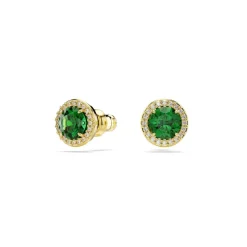 Swarovski Bijoux Boucles oreilles Swarovski Una - 5680562 Plaqué or Vert | Femme Boucles D'Oreilles