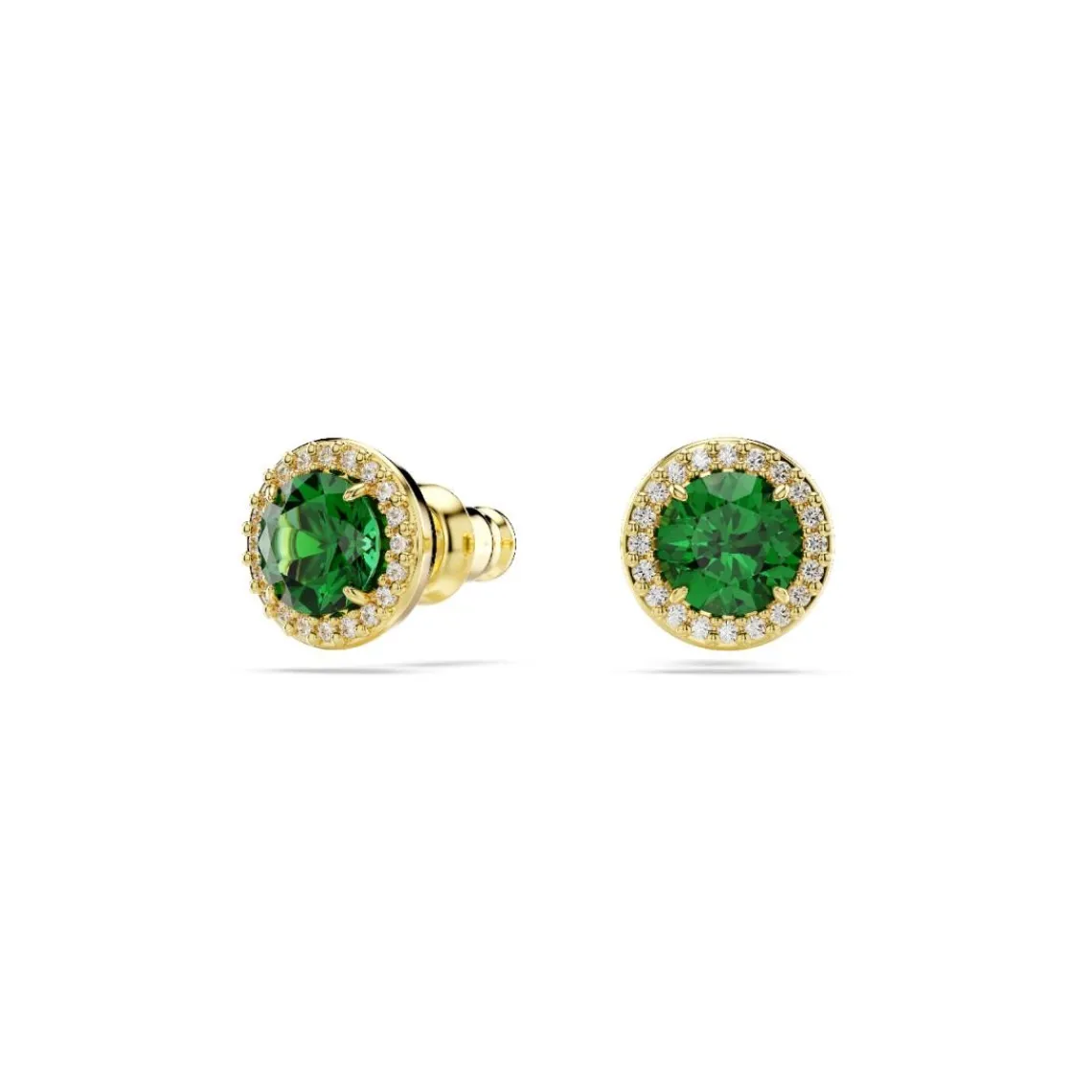 Swarovski Bijoux Boucles oreilles Swarovski Una - 5680562 Plaqué or Vert | Femme Boucles D'Oreilles