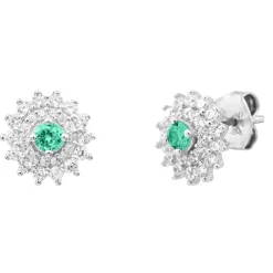 Punica Bijoux Boucles Fine FIN_E16_RHO Argent | Femme Boucles D'Oreilles