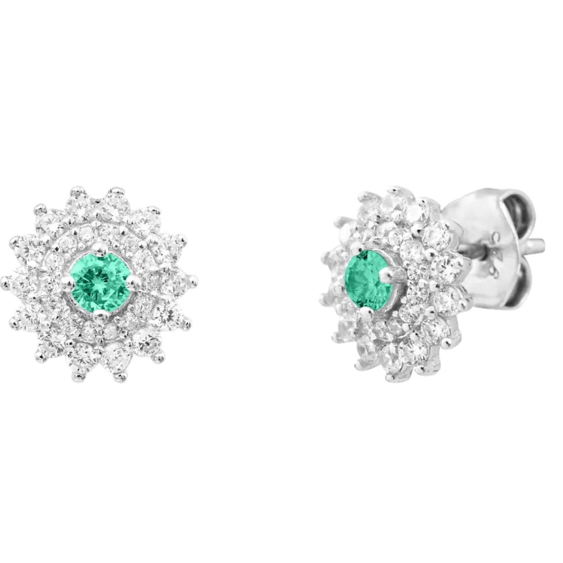 Punica Bijoux Boucles Fine FIN_E16_RHO Argent | Femme Boucles D'Oreilles
