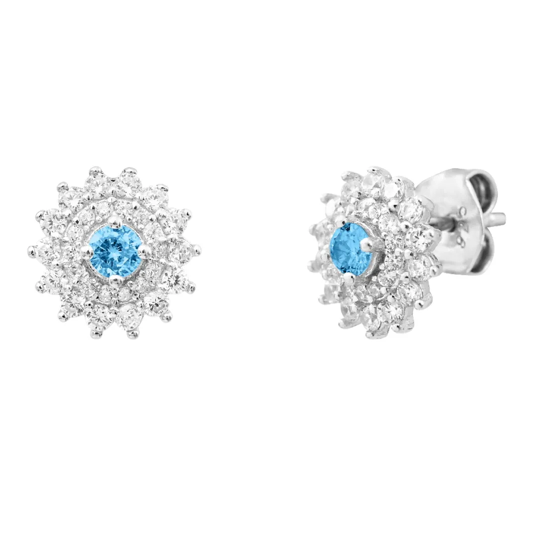 Punica Bijoux Boucles Fine FIN_E15_RHO Argent | Femme Boucles D'Oreilles