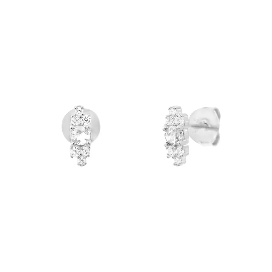 Punica Bijoux Boucles Fine FIN_E01_RHO Argent | Femme Boucles D'Oreilles