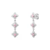 Punica Bijoux Boucles Fine FIN_E10_RHO Argent | Femme Boucles D'Oreilles