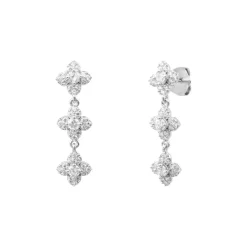 Punica Bijoux Boucles Fine FIN_E09_RHO Argent | Femme Boucles D'Oreilles