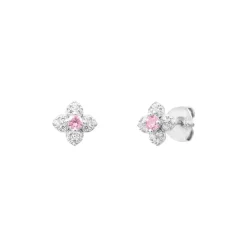Punica Bijoux Boucles Fine FIN_E06_RHO Argent | Femme Boucles D'Oreilles