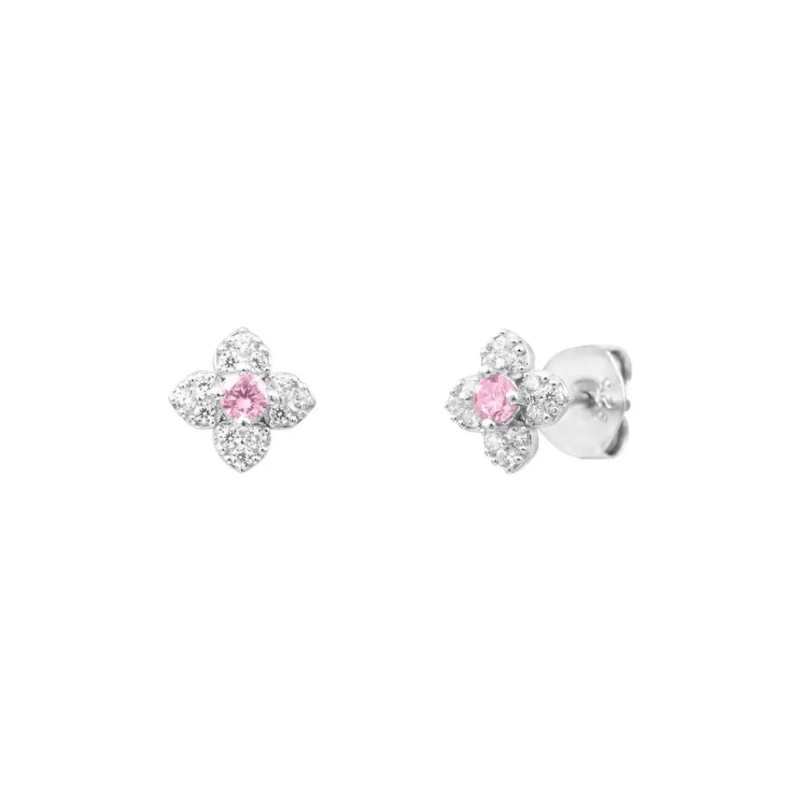 Punica Bijoux Boucles Fine FIN_E06_RHO Argent | Femme Boucles D'Oreilles