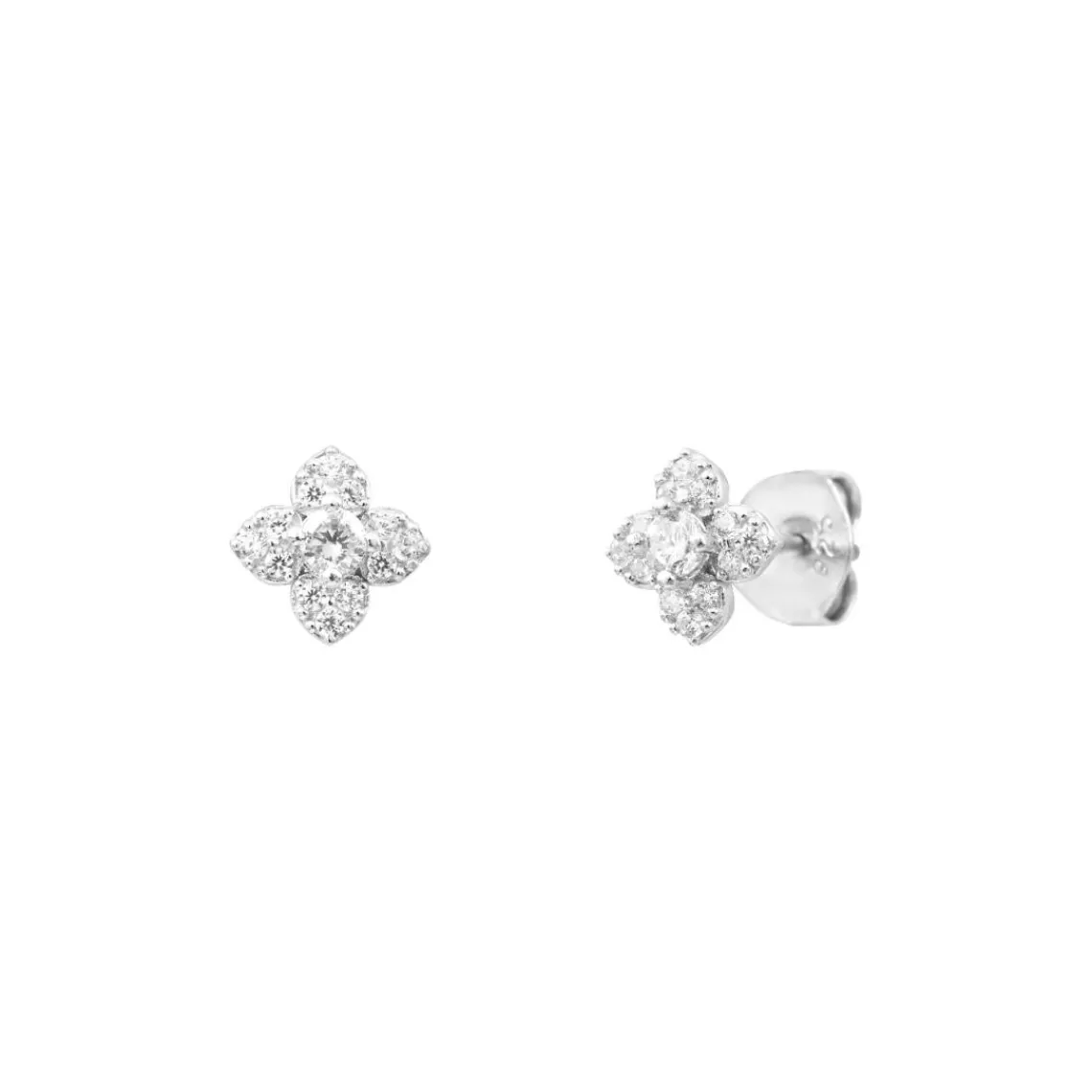 Punica Bijoux Boucles Fine FIN_E05_RHO Argent | Femme Boucles D'Oreilles