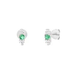 Punica Bijoux Boucles Fine FIN_E04_RHO Argent | Femme Boucles D'Oreilles