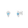 Punica Bijoux Boucles Fine FIN_E03_RHO Argent | Femme Boucles D'Oreilles