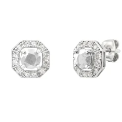 Punica Bijoux Boucles Vintage VIN_E05_RHO Argent | Femme Boucles D'Oreilles