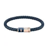 Maserati Bijoux Bracelet Homme - JM222AVE09 Cuir Bleu | Homme Bracelet