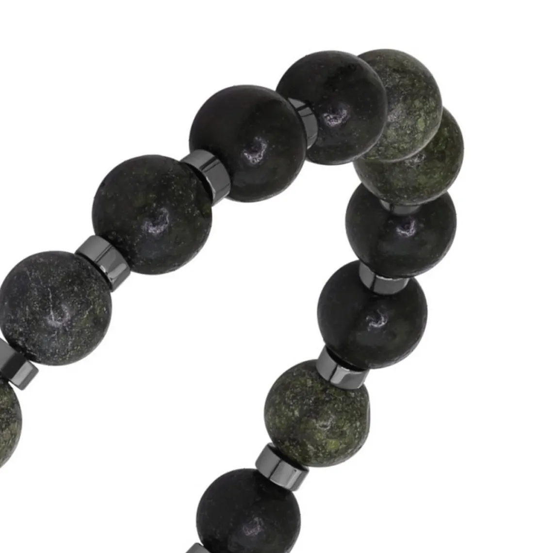 Rochet Bracelet Homme Bracelet MYSTÈRES Perles 8mm Alexandrite et 4 mm Hématite brillante | Homme Bracelet