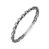 All Blacks Bijoux Bracelet Homme All Blacks 682246 - Acier Argent et Noir | Homme Bracelet