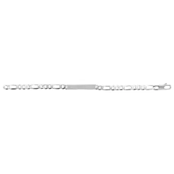 Maison de la Bijouterie Bracelet Homme argent chainage figaro 1-3 6mm 563006Y0 | Homme Bracelet