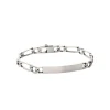 Maison de la Bijouterie Bracelet Homme argent chainage figaro 1-1 7mm 53ZW0WYZ | Homme Bracelet