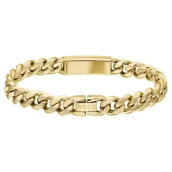 Boss Bijoux Bracelet Homme Kassy Emblem - 1580680M Acier Doré | Homme Bracelet