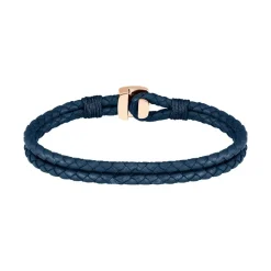 Boss Bijoux Bracelet Homme Seal - 1580668M Cuir, Acier Doré | Homme Bracelet
