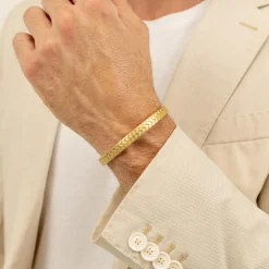 Boss Bijoux Bracelet Homme Tailored - 1580672 Acier Doré | Homme Bracelet