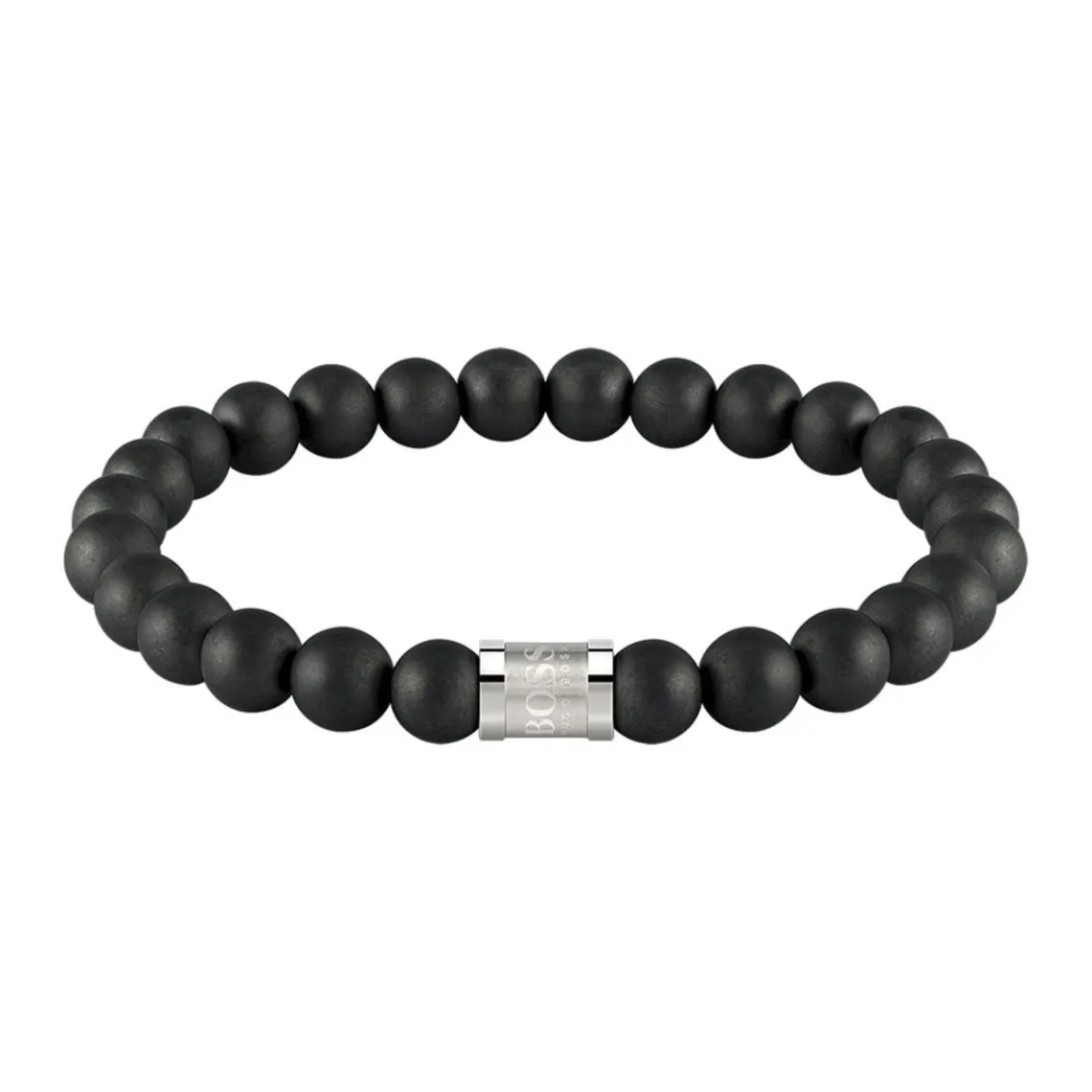 Boss Bijoux Bracelet Homme Beads For Him 1580042S - Acier Noir | Homme Bracelet