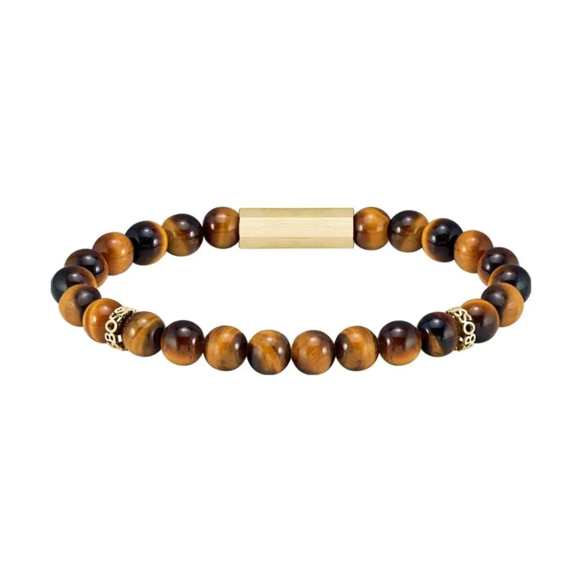 Boss Bijoux Bracelet Homme Sphere Stones - 1580661M Acier Marron | Homme Bracelet