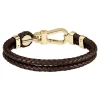 Boss Bijoux Bracelet Homme Ares Prime - 1580700M Acier, Cuir Marron | Homme Bracelet