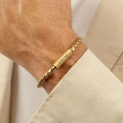 Boss Bijoux Bracelet Homme Doran - 1580696 Acier Doré | Homme Bracelet
